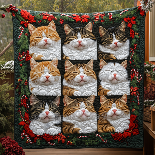 Cozy Cat Quilted Blanket ACDRSTL43