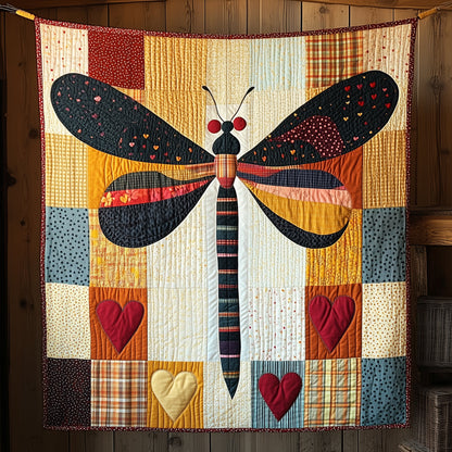 Dragonfly Vibe Quilted Blanket ADDRSTL105