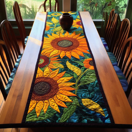 Sunflower Vintage Quilted Table Runner USDRSTLUP0016