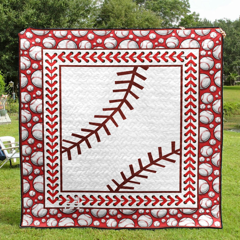 Baseball Lover Quilted Blanket ABDRSTLUP007