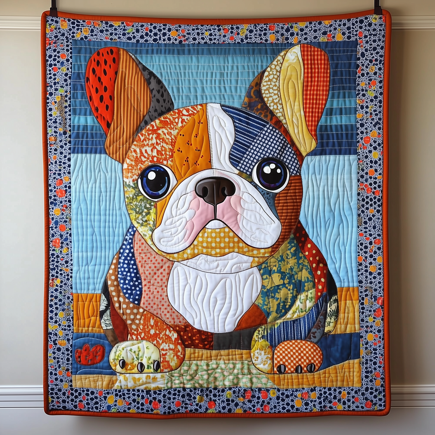 French Bulldog Quilted Blanket GFTOAB022