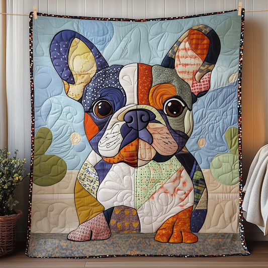 French Bulldog Quilted Blanket GFTOAB023