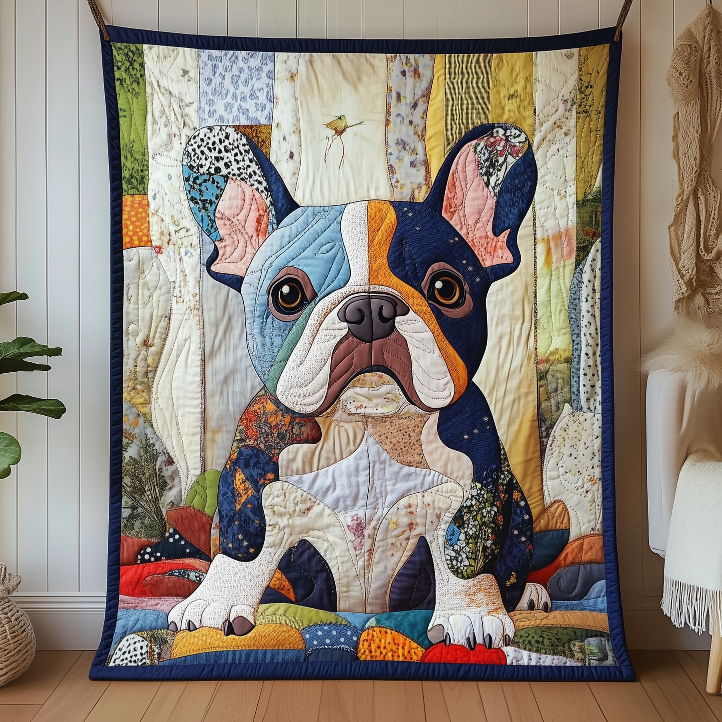 French Bulldog Quilted Blanket GFTOAB024