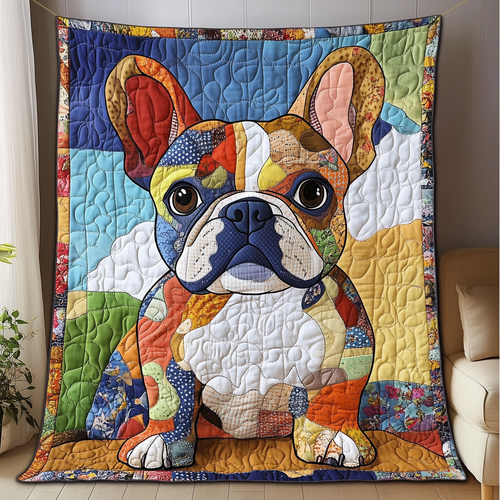 French Bulldog Quilted Blanket GFTOAB025