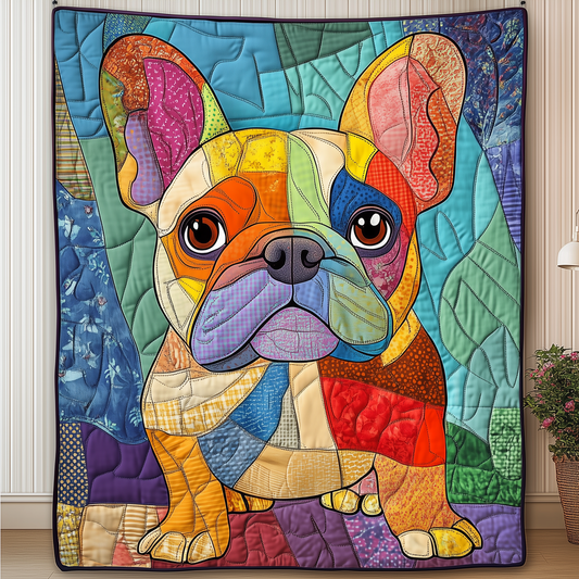 French Bulldog Quilted Blanket GFTOAB028