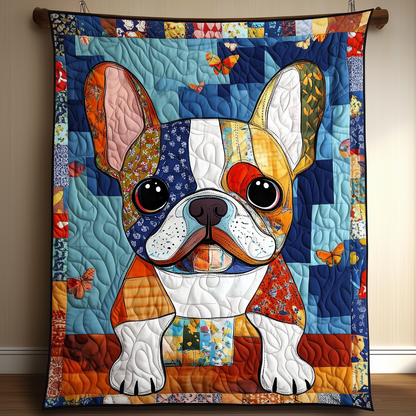 French Bulldog Quilted Blanket GFTOAB029