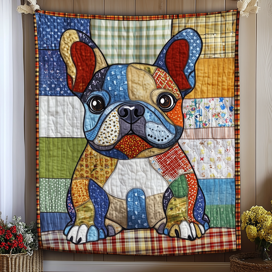 French Bulldog Quilted Blanket GFTOAB031