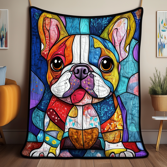 French Bulldog Quilted Blanket GFTOAB033