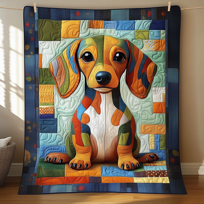 Dachshund Quilted Blanket GFTOAB077