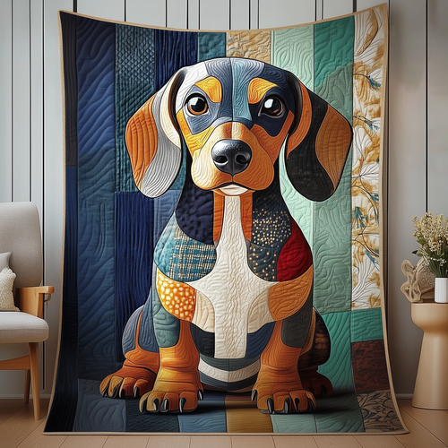 Dachshund Quilted Blanket GFTOAB081