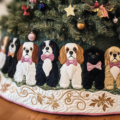 Cavalier King Charles Spaniel Quilted Tree Skirt GFTOAB1017