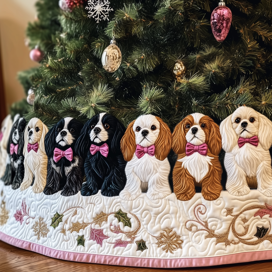 Cavalier King Charles Spaniel Quilted Tree Skirt GFTOAB1018