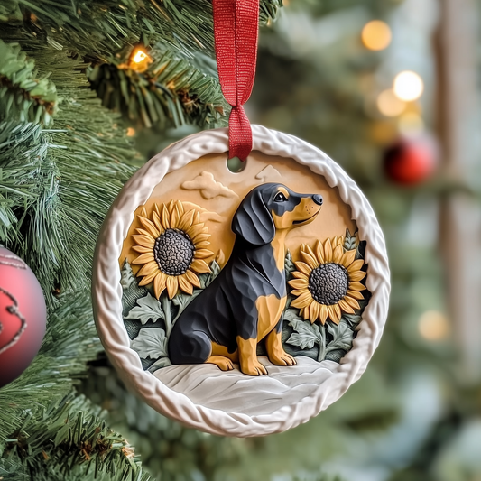 Dachshund Mica Ornament GFTOAB1053