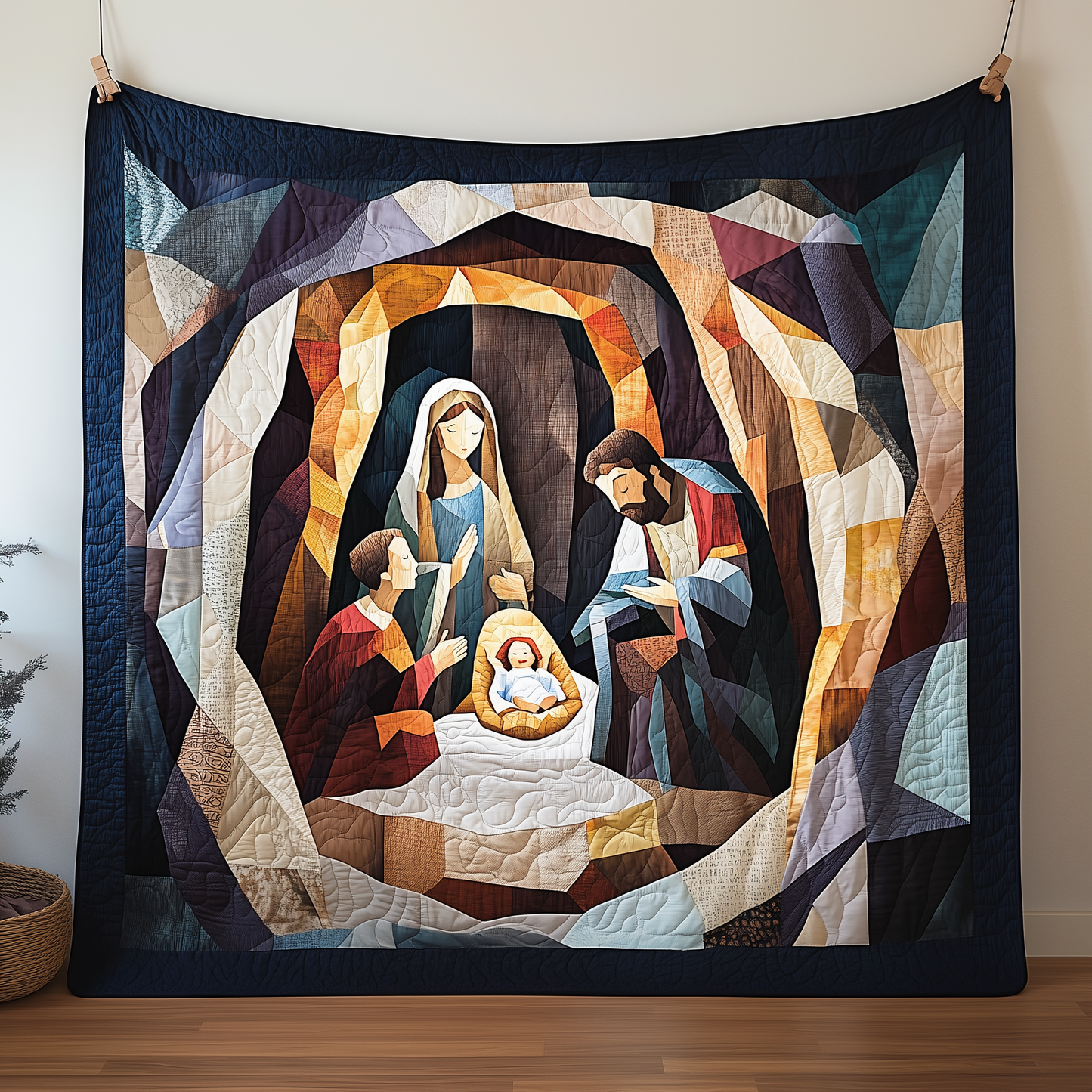 Nativity Quilted Blanket GFTOAB108