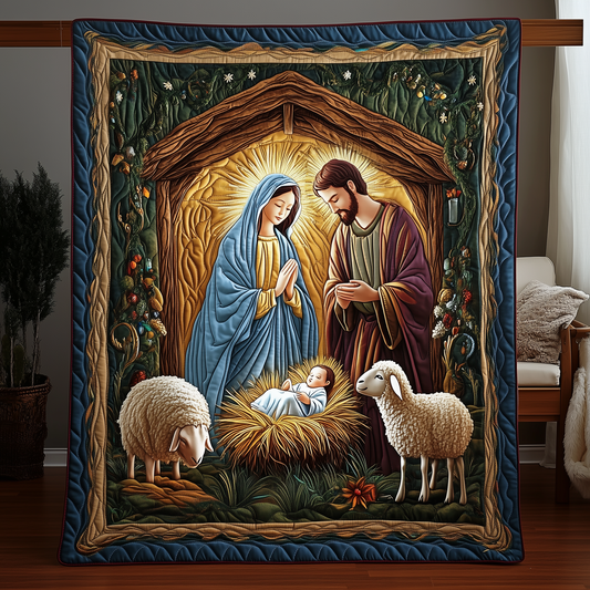 Nativity Quilted Blanket GFTOAB109