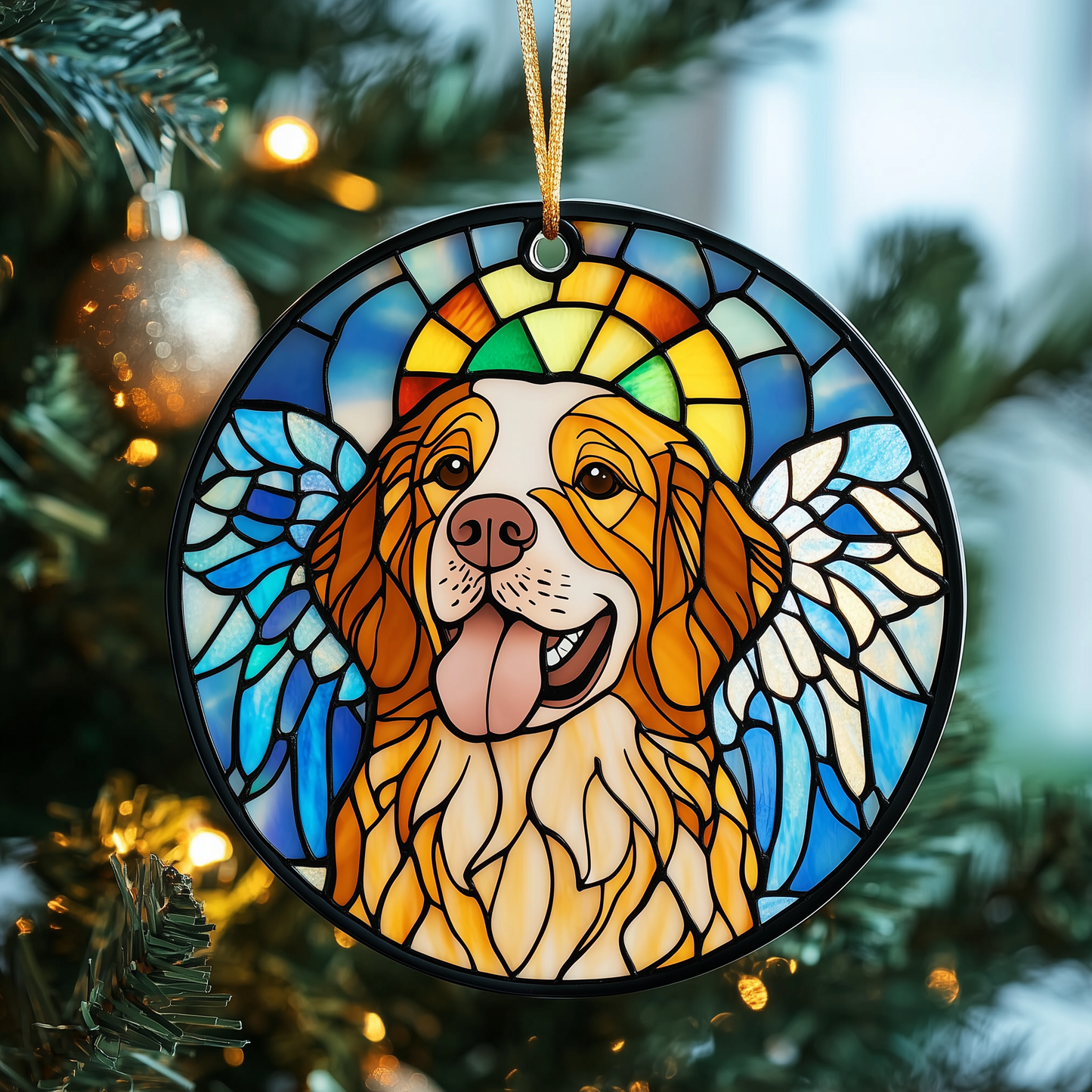 Golden Retriever Mica Ornament GFTOAB1124