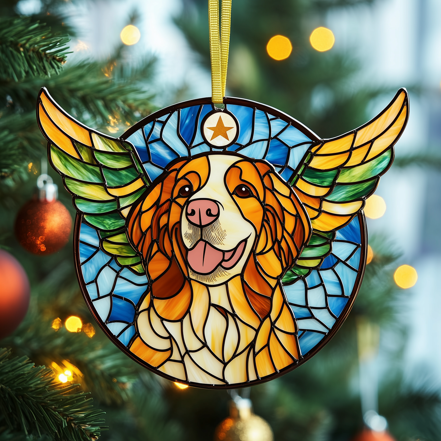 Golden Retriever Mica Ornament GFTOAB1126