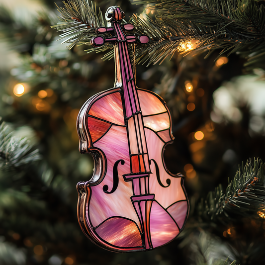 Colorful Violin Mica Ornament GFTOAB1133