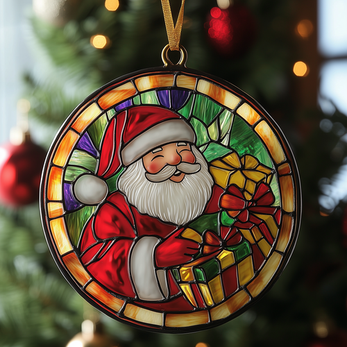 Christmas Santa Mica Ornament GFTOAB1175