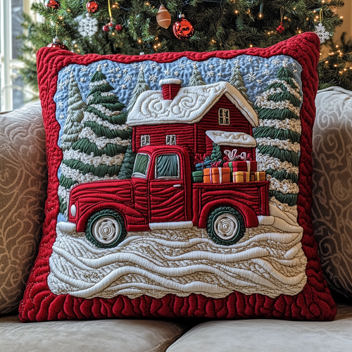 Snow Cabin Quilted Pillow Case GFTOAB1208