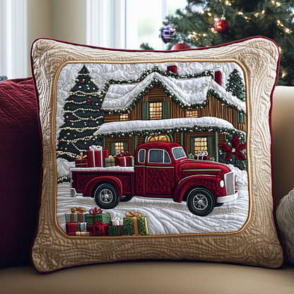 Snow Cabin Quilted Pillow Case GFTOAB1213