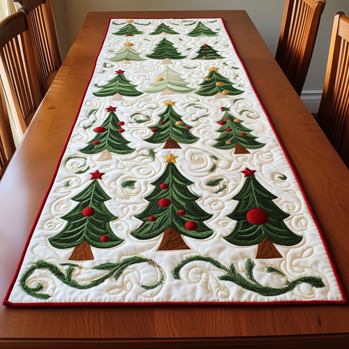 Christmas Tree Quilted Table Runner GFTOAB1231