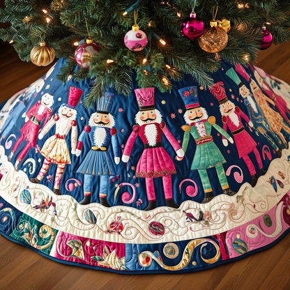 Christmas Nutcracker Quilted Tree Skirt GFTOAB142