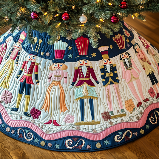 Christmas Nutcracker Quilted Tree Skirt GFTOAB144