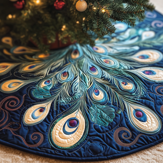 Peacock Quilted Tree Skirt GFTOAB220