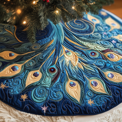 Peacock Quilted Tree Skirt GFTOAB221