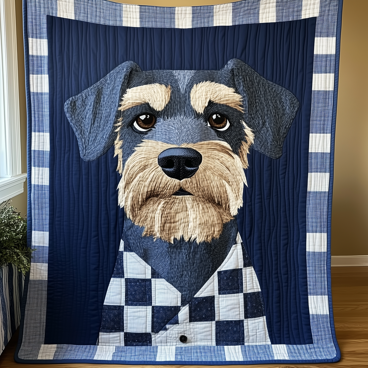 Schnauzer Quilted Blanket GFTOAB280