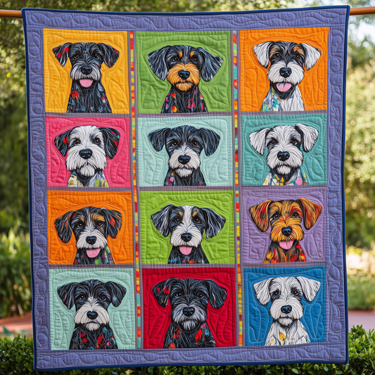 Schnauzer Quilted Blanket GFTOAB281