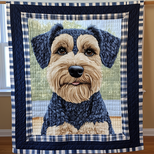 Schnauzer Quilted Blanket GFTOAB282