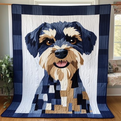 Schnauzer Quilted Blanket GFTOAB287