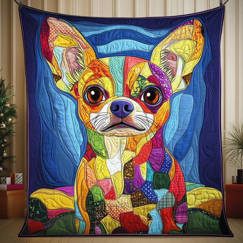 Chihuahua Quilted Blanket GFTOAB351