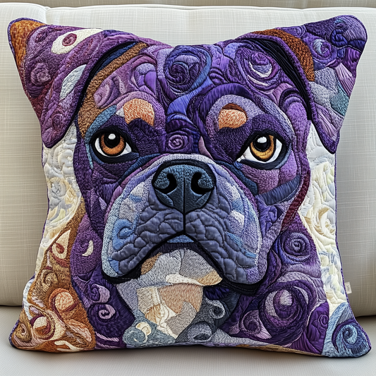 Boxer Dog Quilted Pillow Case GFTOAB523