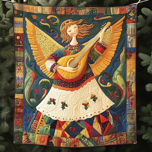 Christmas Angel Quilted Blanket GFTOAB599