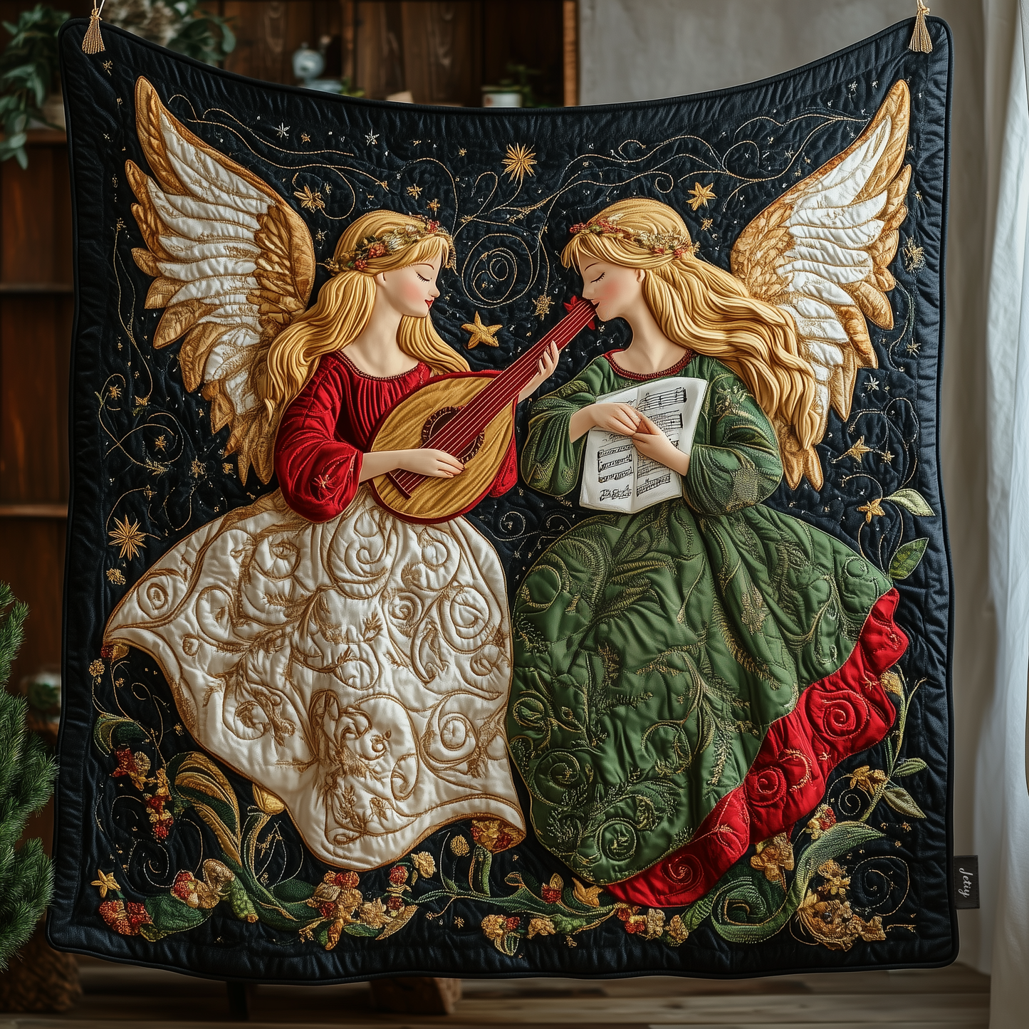 Christmas Angel Quilted Blanket GFTOAB605