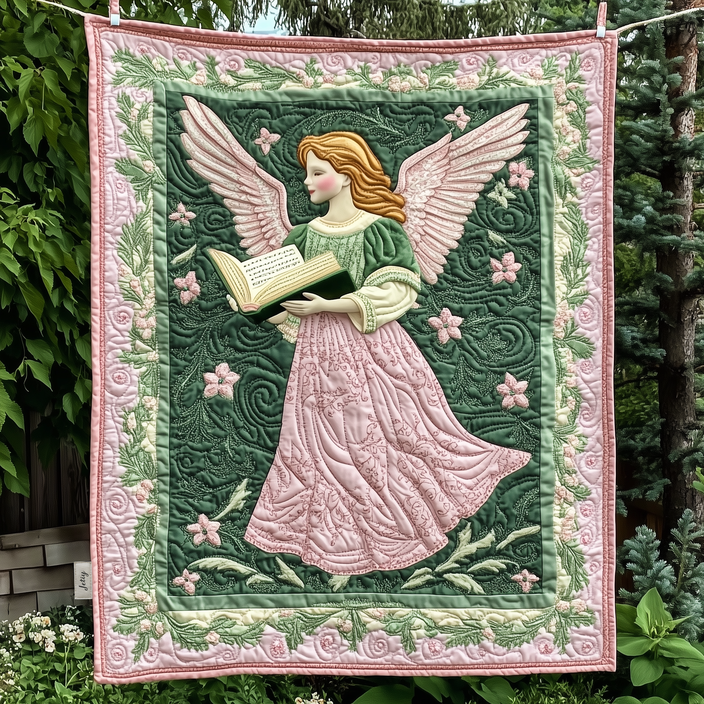 Christmas Angel Quilted Blanket GFTOAB607