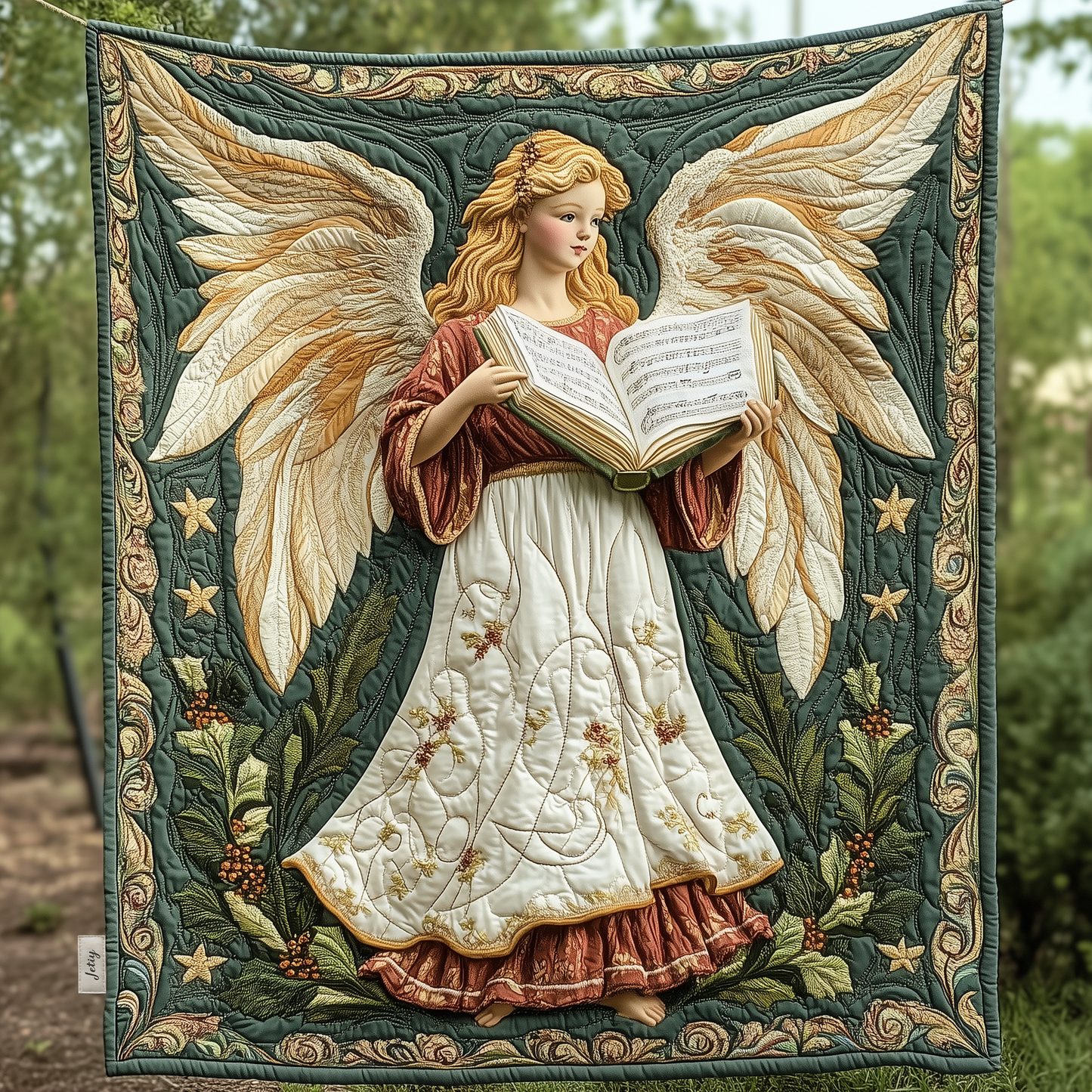 Christmas Angel Quilted Blanket GFTOAB611