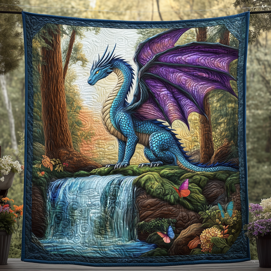 Mystic Falls Dragon Quilted Blanket GFTOHD021