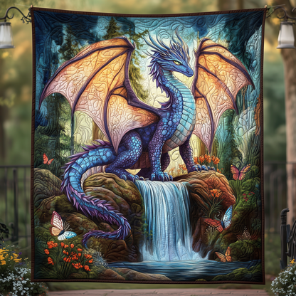 Mystic Falls Dragon Quilted Blanket GFTOHD022