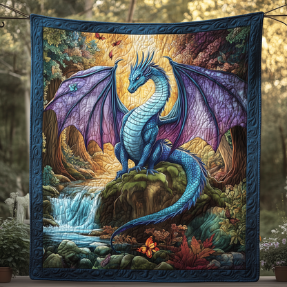 Mystic Falls Dragon Quilted Blanket GFTOHD024