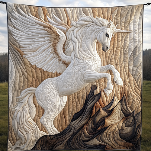 Elegant Pegasus Quilted Blanket GFTOHD031