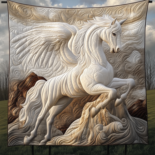 Elegant Pegasus Quilted Blanket GFTOHD032