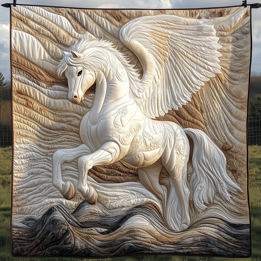 Elegant Pegasus Quilted Blanket GFTOHD033