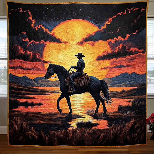 Twilight Ride Quilted Blanket GFTOHD034