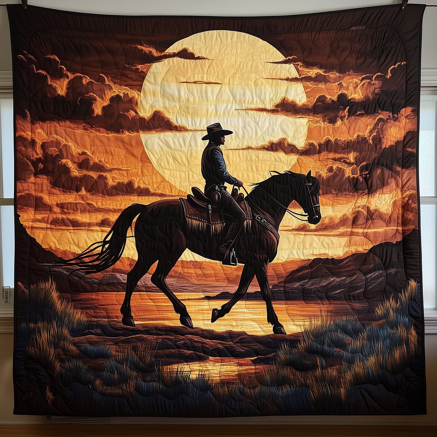 Twilight Ride Quilted Blanket GFTOHD036