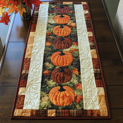 Pumpkin Quilted Table Runner GFTOHD051