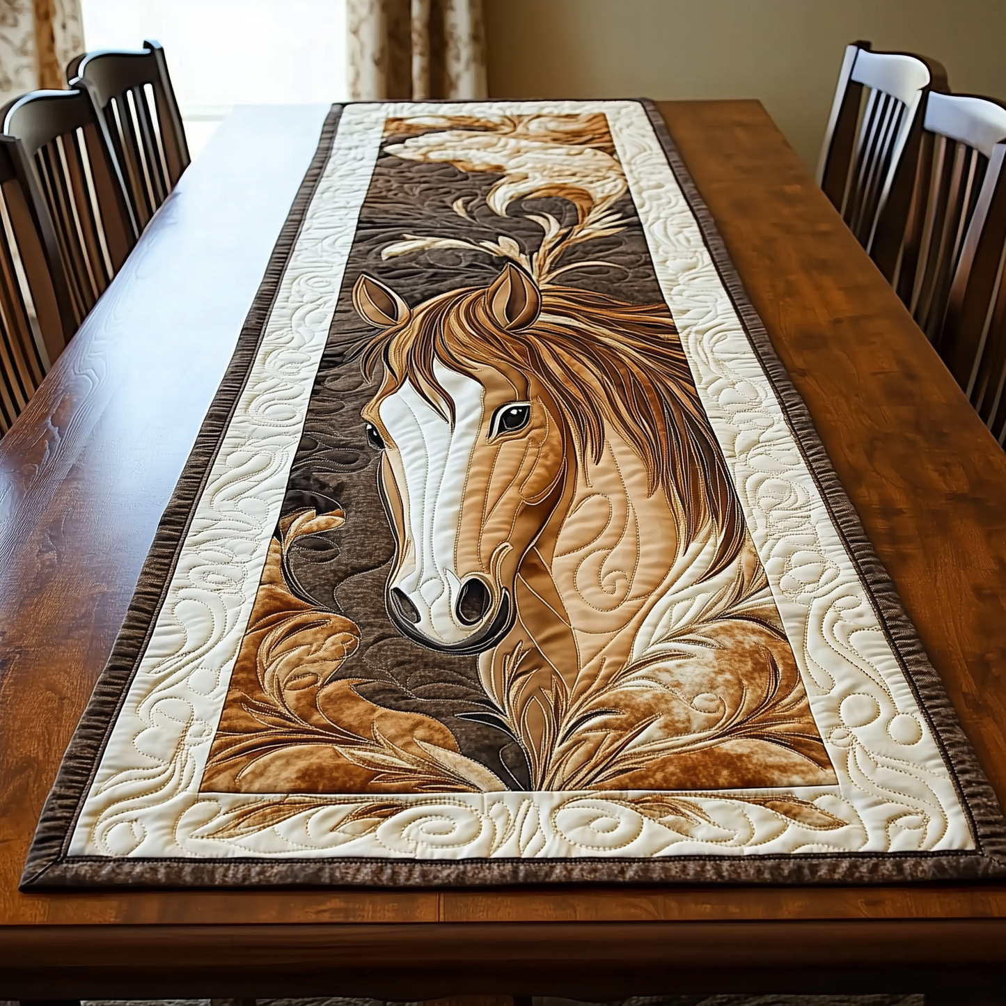 Horse Quilted Table Runner GFTOHD056